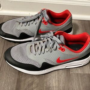 Size 9.5 - Nike Air Max 1 Golf Particle Gray Red
